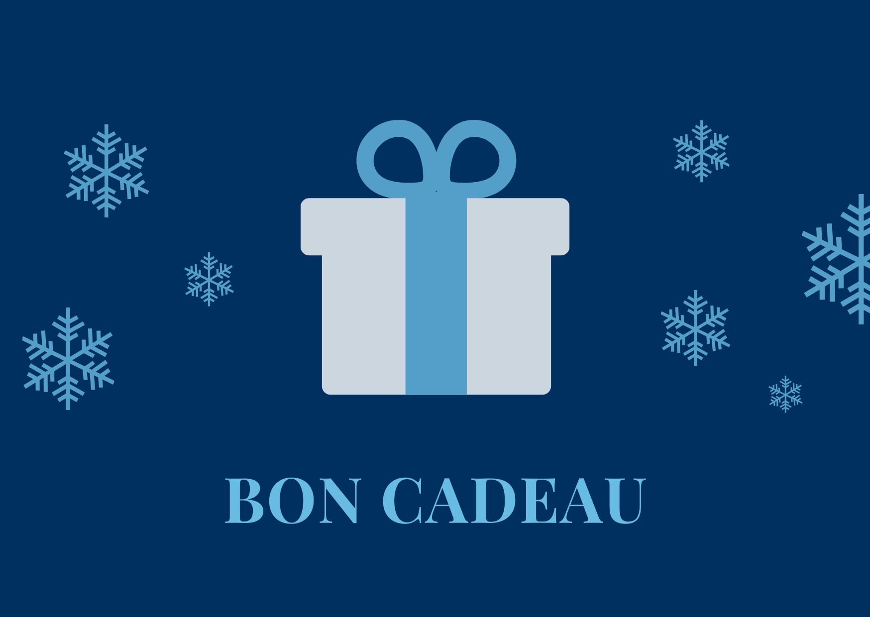 Bon cadeau entreprise fete noel illustration minimaliste colore 2